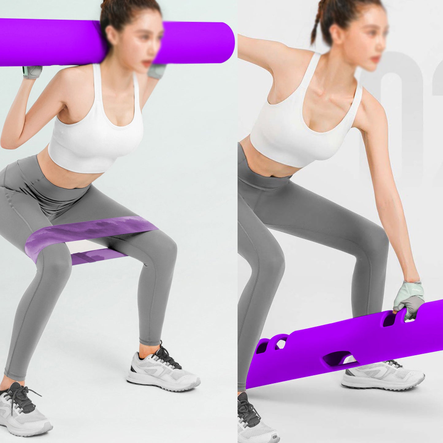 ZC FLYYD 4kg Fitness Tube Portable Training Rubber Weight Bar TPR