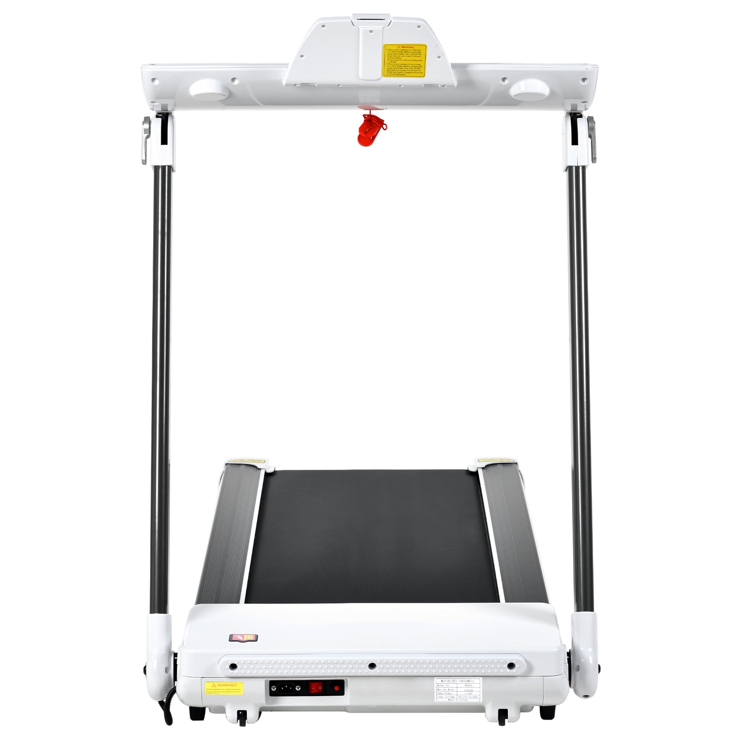 ZC FLYYD Portable Folding Treadmill with Smart App & Bluetooth (White) | 3.5HP Motor, 330 Lbs Capacity