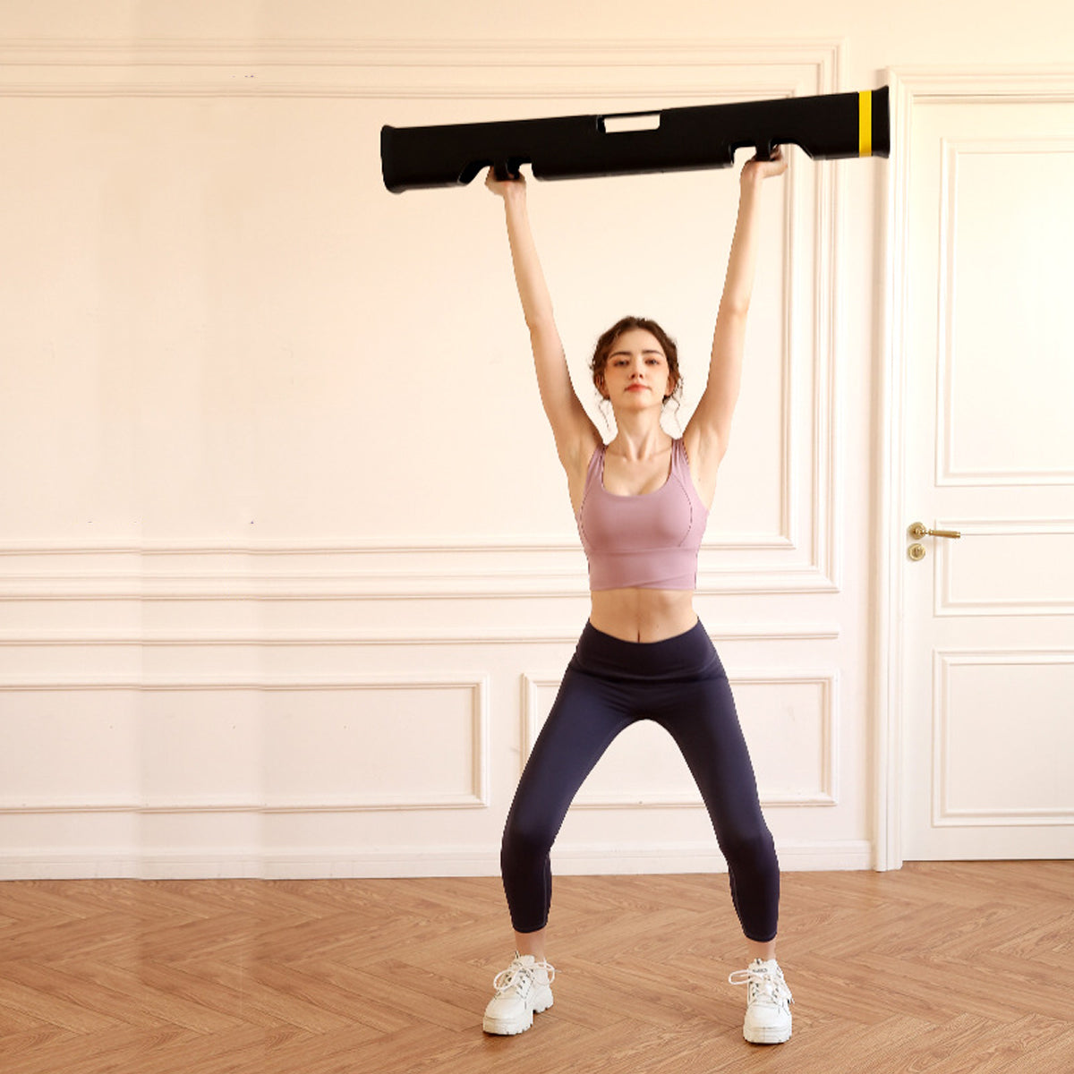 ZC FLYYD Design Fitness Tube Pro Portable Durable Training Rubber Weight Bar Weight Bearing Fitness TPR Barrel for Loaded Movement Training