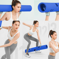 ZC FLYYD Multicolor 8kg Fitness Tube Portable Durable Training Rubber Weight Bar Weight Bearing Fitness TPR Barrel for Loaded Movement Training