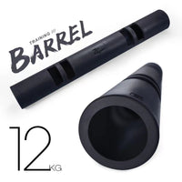 ZC FLYYD Multicolor 12kg Black Fitness Tube Portable Durable Training Rubber Weight Bar Weight Bearing Fitness TPR Barrel for Loaded Movement Training
