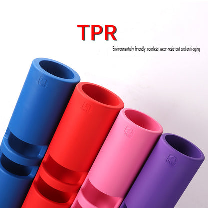 ZC FLYYD Multicolor 12kg Dark Blue Fitness Tube Portable Durable Training Rubber Weight Bar Weight Bearing Fitness TPR Barrel for Loaded Movement Training