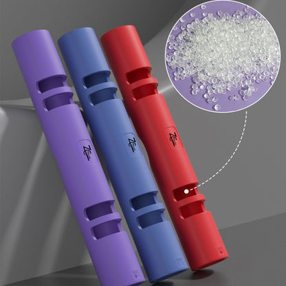 ZC FLYYD Multicolor 12kg Dark Blue Fitness Tube Portable Durable Training Rubber Weight Bar Weight Bearing Fitness TPR Barrel for Loaded Movement Training