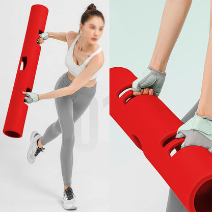 ZC FLYYD Multicolor 6kg Fitness Tube Portable Durable Training Rubber Weight Bar Weight Bearing Fitness TPR Barrel for Loaded Movement Training