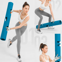 ZC FLYYD Multicolor 12kg Dark Blue Fitness Tube Portable Durable Training Rubber Weight Bar Weight Bearing Fitness TPR Barrel for Loaded Movement Training