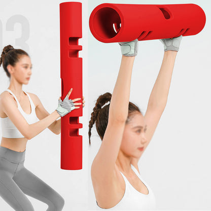 ZC FLYYD Multicolor 6kg Fitness Tube Portable Durable Training Rubber Weight Bar Weight Bearing Fitness TPR Barrel for Loaded Movement Training