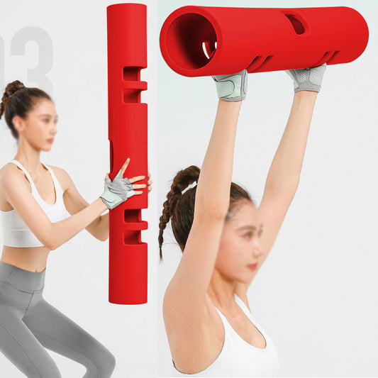 ZC FLYYD Multicolor 6kg Fitness Tube Portable Durable Training Rubber Weight Bar Weight Bearing Fitness TPR Barrel for Loaded Movement Training