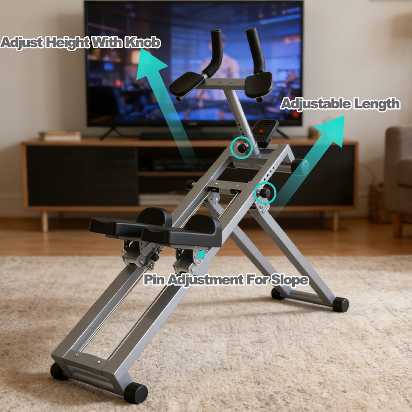 ZC FLYYD 3-in-1 Spine Twist Stretcher, Stair Stepper & Waist Trainer | Adjustable Back Exercise Machine for Home Gym