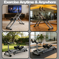 ZC FLYYD 3-in-1 Spine Twist Stretcher, Stair Stepper & Waist Trainer | Adjustable Back Exercise Machine for Home Gym
