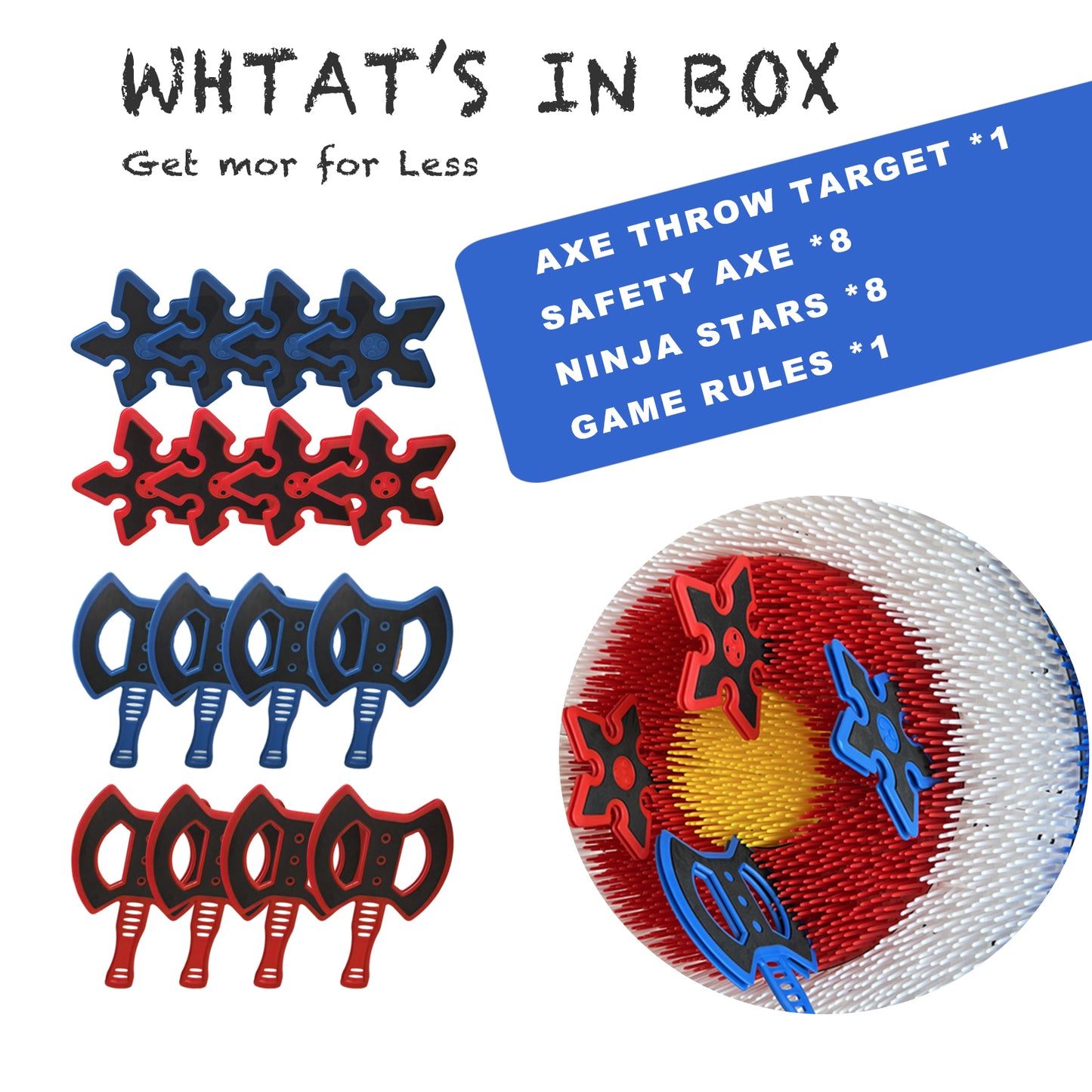 The Ultimate 16-Piece Ninja Axe Throwing Set | Upgraded Sturdy Edition