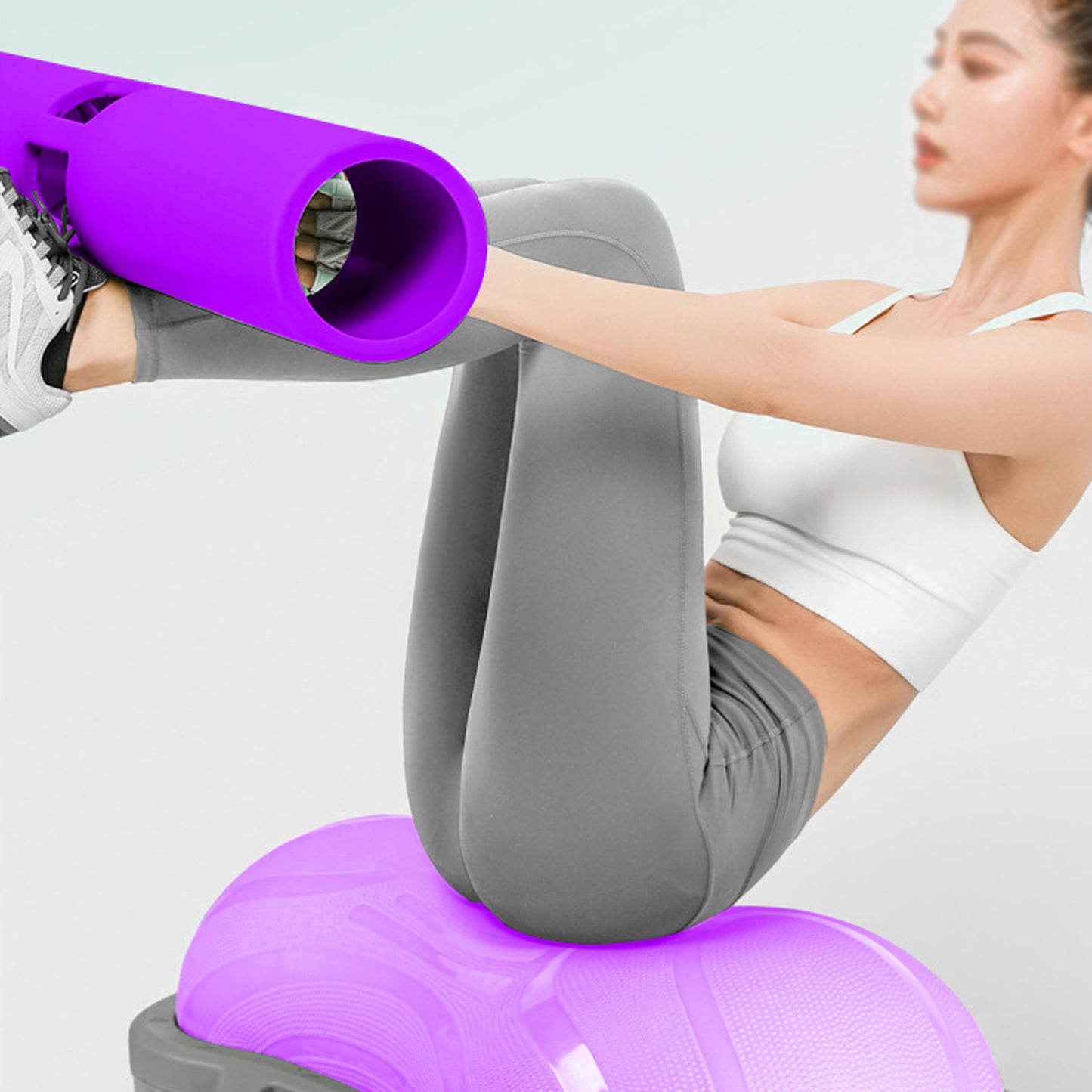 ZC FLYYD Multicolor 4kg Fitness Tube Portable Durable Training Rubber Weight Bar Weight Bearing Fitness TPR Barrel for Loaded Movement Training