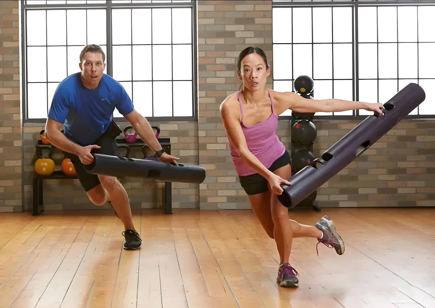 ZC FLYYD Multicolor 4 to 12kg Fitness Tube Portable Durable Training Rubber Weight Bar Weight Bearing Fitness TPR Barrel for Loaded Movement Training