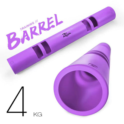 ZC FLYYD Multicolor 4kg Fitness Tube Portable Durable Training Rubber Weight Bar Weight Bearing Fitness TPR Barrel for Loaded Movement Training
