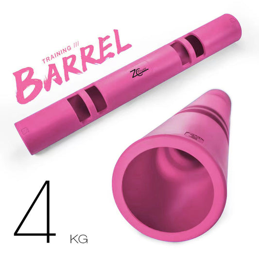 ZC FLYYD Multicolor 4kg Pink Fitness Tube Portable Durable Training Rubber Weight Bar Weight Bearing Fitness TPR Barrel for Loaded Movement Training