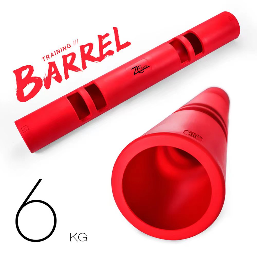 ZC FLYYD Multicolor 6kg Fitness Tube Portable Durable Training Rubber Weight Bar Weight Bearing Fitness TPR Barrel for Loaded Movement Training