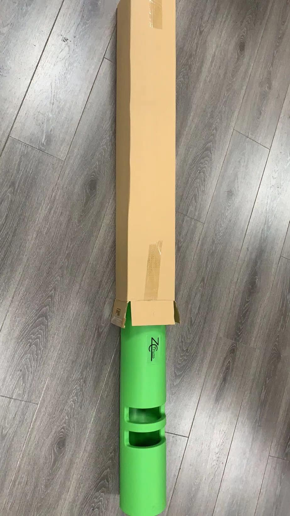 ZC FLYYD Multicolor 10kg Green Fitness Tube Portable Durable Training Rubber Weight Bar Weight Bearing Fitness TPR Barrel for Loaded Movement Training