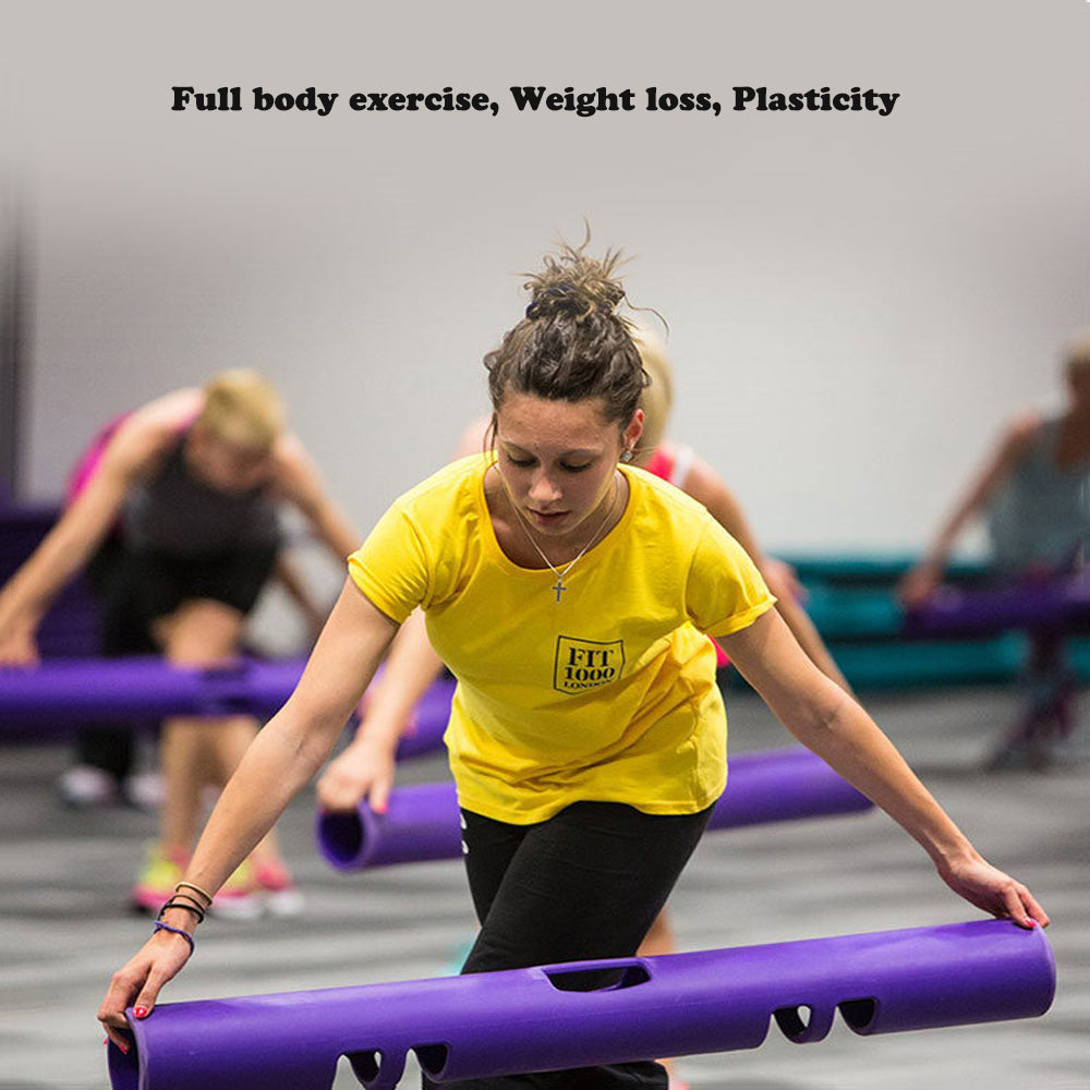 ZC FLYYD Multicolor 4kg Fitness Tube Portable Durable Training Rubber Weight Bar Weight Bearing Fitness TPR Barrel for Loaded Movement Training