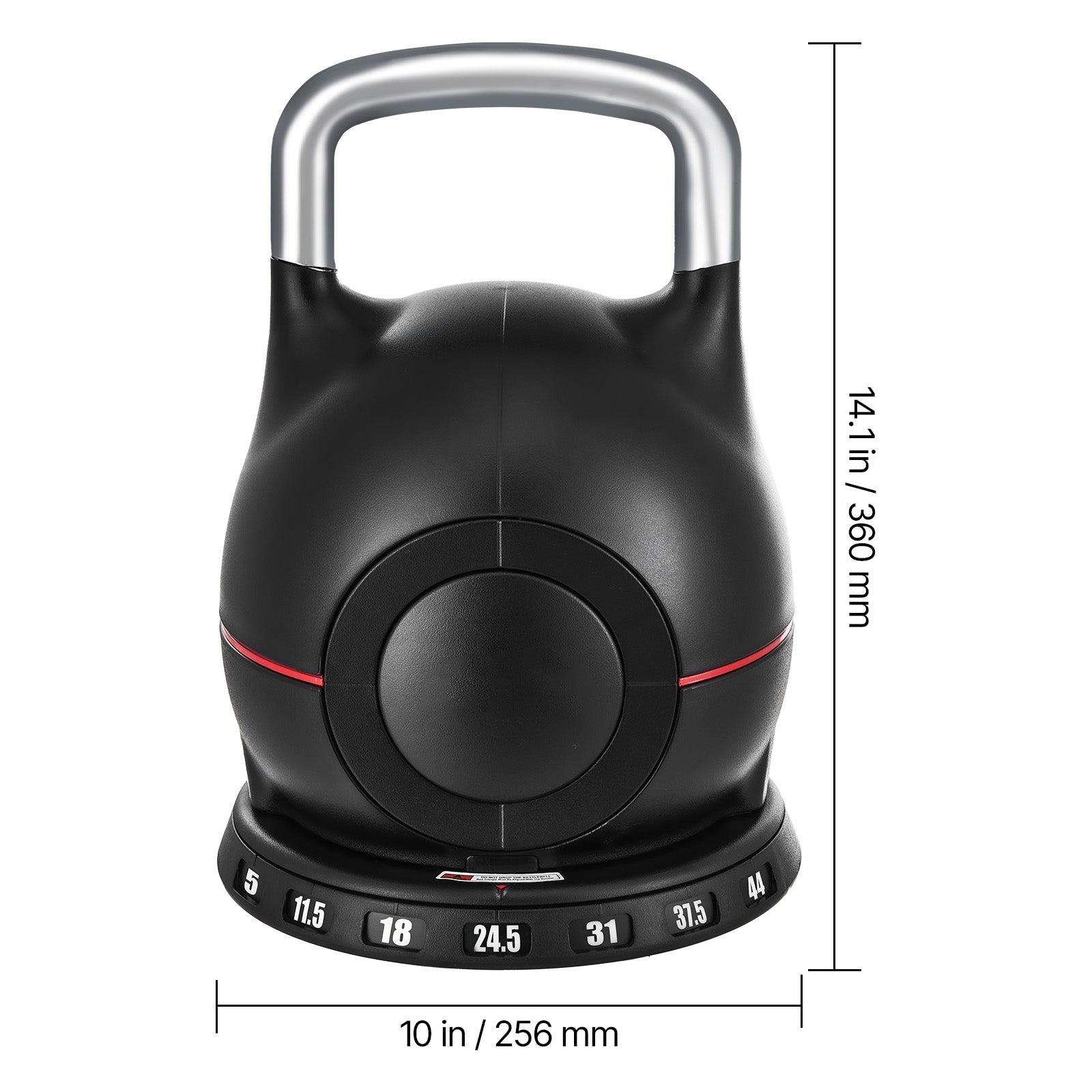 ZC FLYYD™ Elite 7-in-1 Adjustable Kettlebell | 5LB to 44LB Pro-Strength Trainer