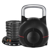 ZC FLYYD™ Elite 7-in-1 Adjustable Kettlebell | 5LB to 44LB Pro-Strength Trainer