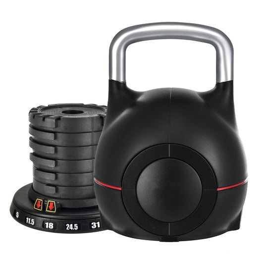 ZC FLYYD™ Elite 7-in-1 Adjustable Kettlebell | 5LB to 44LB Pro-Strength Trainer