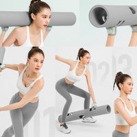 ZC FLYYD Multicolor 10kg Grey Fitness Tube Portable Durable Training Rubber Weight Bar Weight Bearing Fitness TPR Barrel for Loaded Movement Training