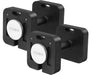 C FLYYD 9-in-1 Square Adjustable Dumbbells Set 50 lbs Pair Cast Iron