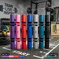 ZC FLYYD Multicolor 4 to 12kg Fitness Tube Portable Durable Training Rubber Weight Bar Weight Bearing Fitness TPR Barrel for Loaded Movement Training