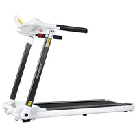 ZC FLYYD Portable Folding Treadmill with Smart App & Bluetooth (White) | 3.5HP Motor, 330 Lbs Capacity