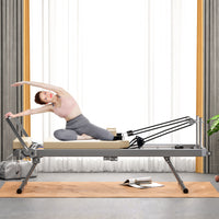 ZC FLYYD™ Foldable Pilates Reformer Machine | Home Studio Equipment