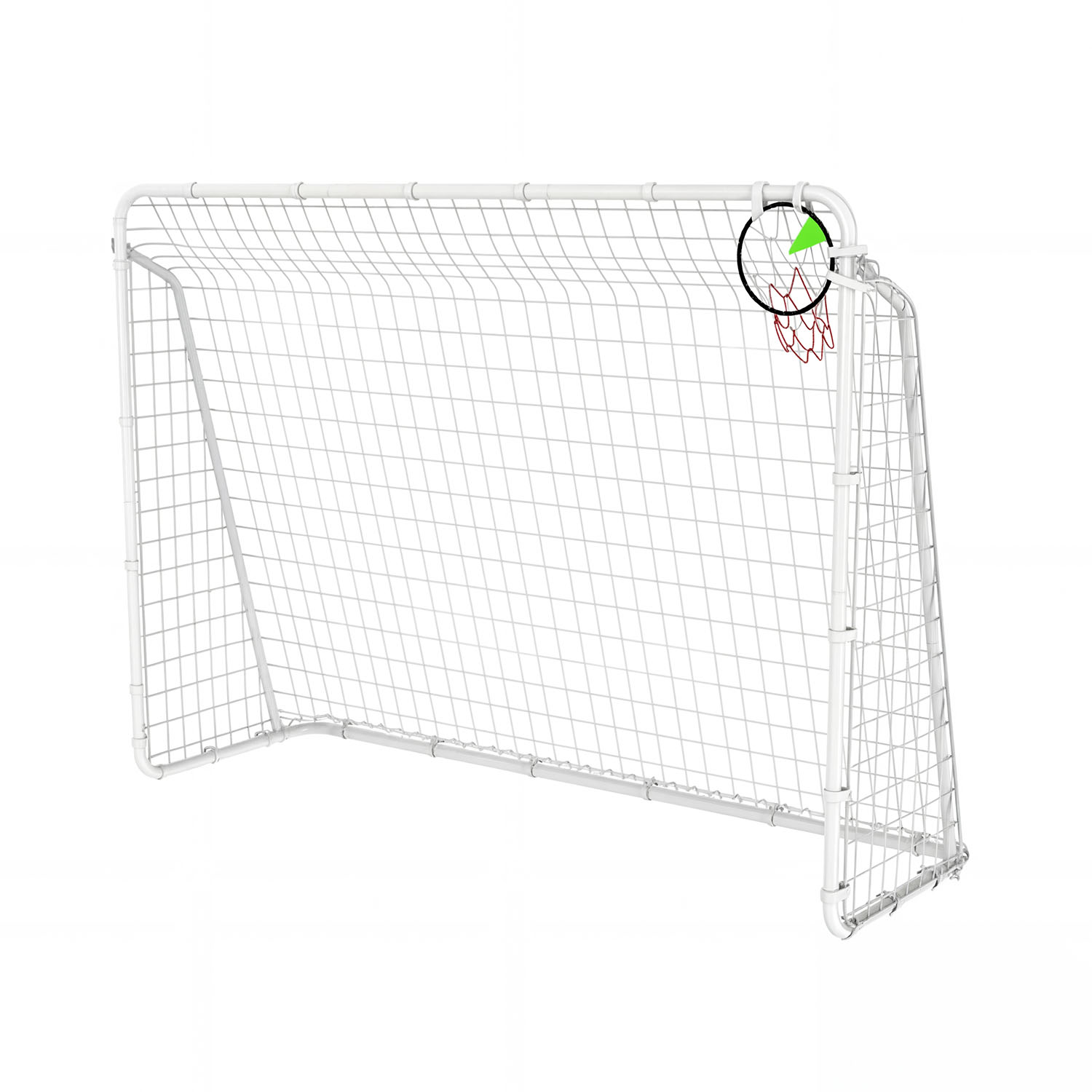 ZC FLYYD 7x16 FT Portable Soccer Goal for Backyard & Training | Heavy-Duty Steel Frame with High-Strength Net