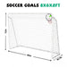 ZC FLYYD 7x16 FT Portable Soccer Goal for Backyard & Training | Heavy-Duty Steel Frame with High-Strength Net