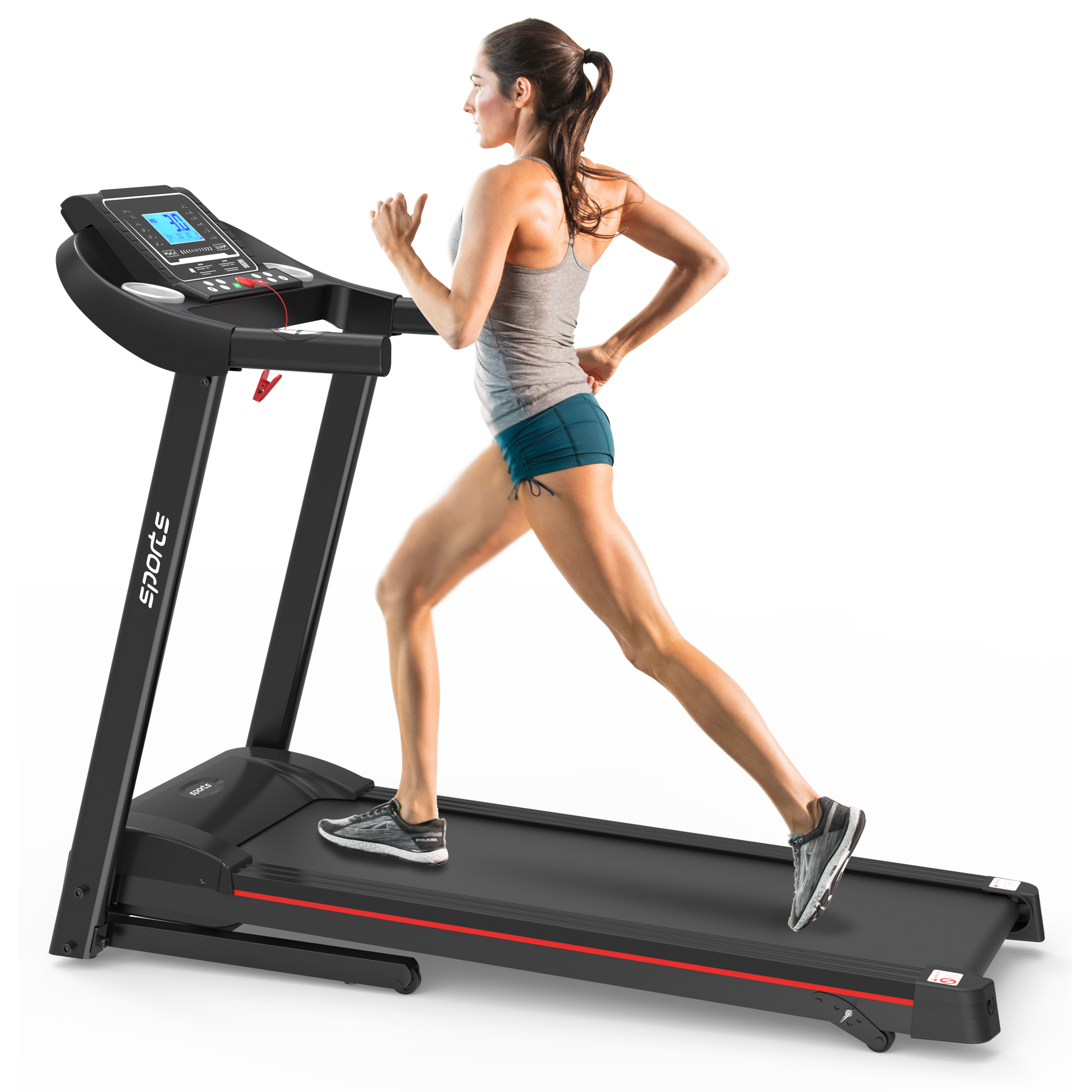 ZC FLYYD Smart Folding Treadmill with Incline & Fitshow App | 2.5HP, 8.0 MPH, 250 LBS Capacity