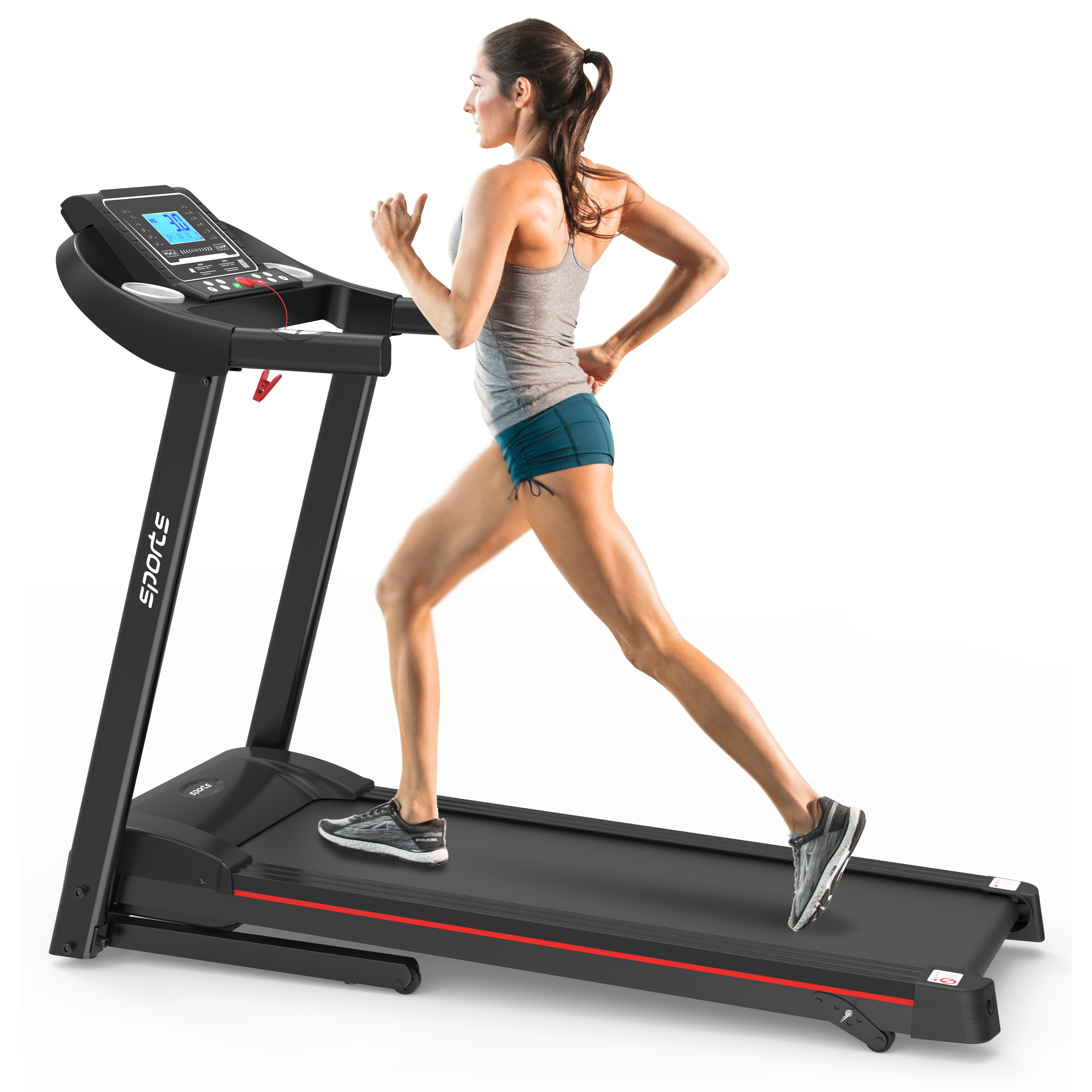 ZC FLYYD Smart Folding Treadmill with Incline & Fitshow App | 2.5HP, 8.0 MPH, 250 LBS Capacity