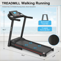 ZC FLYYD Smart Folding Treadmill with Incline & Fitshow App | 2.5HP, 8.0 MPH, 250 LBS Capacity