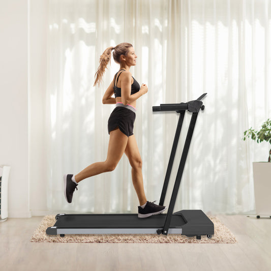 ZC FLYYD 2-in-1 Under Desk Treadmill & Folding Walking Pad (7.5 MPH) | Portable Home Running Machine with LED Display