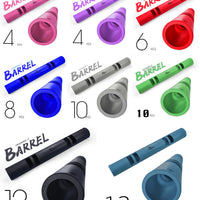 ZC FLYYD Multicolor 4 to 12kg Fitness Tube Portable Durable Training Rubber Weight Bar Weight Bearing Fitness TPR Barrel for Loaded Movement Training