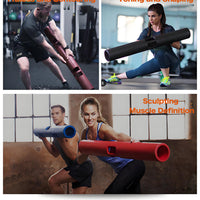 ZC FLYYD Multicolor 4 to 12kg Fitness Tube Portable Durable Training Rubber Weight Bar Weight Bearing Fitness TPR Barrel for Loaded Movement Training