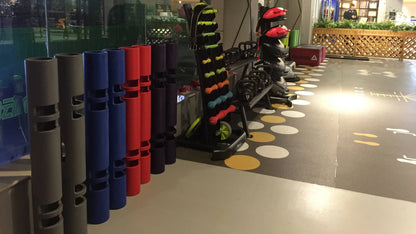 ZC FLYYD Multicolor 4 to 12kg Fitness Tube Portable Durable Training Rubber Weight Bar Weight Bearing Fitness TPR Barrel for Loaded Movement Training