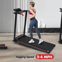 ZC FLYYD Foldable Treadmill with 8% Incline & Handle | 3.0HP Portable Walking Pad, 265 LBS Capacity