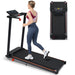 ZC FLYYD Foldable Treadmill with 8% Incline & Handle | 3.0HP Portable Walking Pad, 265 LBS Capacity