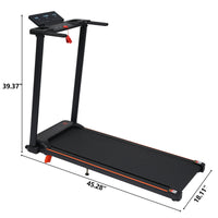 ZC FLYYD Foldable Treadmill with 8% Incline & Handle | 3.0HP Portable Walking Pad, 265 LBS Capacity