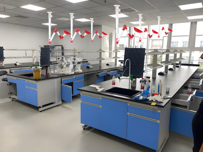 Universal fume extraction arm for lab soldering with 110mm adapter