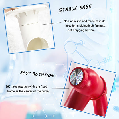 Universal fume extraction arm for lab soldering with 110mm adapter