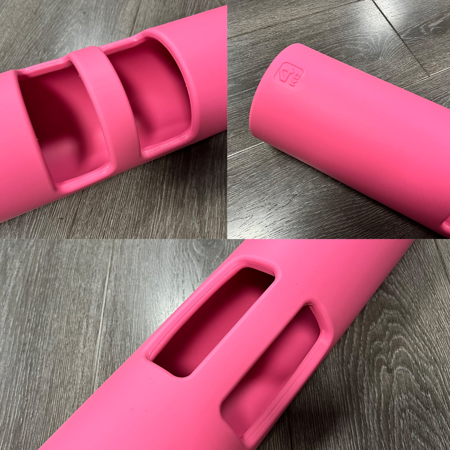 ZC FLYYD Multicolor 4kg Pink Fitness Tube Portable Durable Training Rubber Weight Bar Weight Bearing Fitness TPR Barrel for Loaded Movement Training