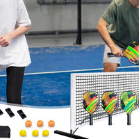 ZC FLYYD Pickleball Paddles Set with Net Systerm